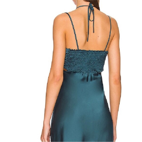 Revolve Show Me Your Mumu Codie Cut Out Dress Jade Size XS - Picture 3 of 9